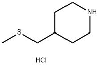 4-[(Methylthio)methyl]piperidine hydrochloride 구조식 이미지