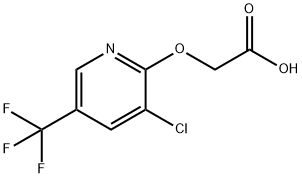 (3-Chloro-5-(trifluoromethyl)pyridin-2-yloxy)-acetic acid Structure