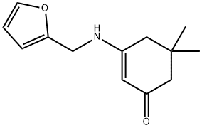 3-[(2-Furylmethyl)amino]-5,5-dimethylcyclohex-2-en-1-one Structure