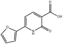6-(2-Furyl)-2-oxo-1,2-dihydropyridine-3-carboxylic acid Structure