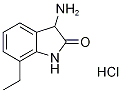 3-Amino-7-ethyl-1,3-dihydro-2H-indol-2-one hydrochloride Structure