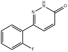6-(2-플루오로페닐)피리다진-3(2H)-온 구조식 이미지