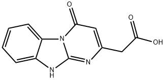 (4-Oxo-1,4-dihydropyrimido[1,2-a]benzimidazol-2-yl)acetic acid Structure