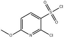 2-Chloro-6-methoxy-pyridine-3-sulfonyl chloride 구조식 이미지