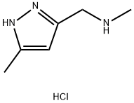 Methyl-(5-methyl-1H-pyrazol-3-ylmethyl)-amine dihydrochloride Structure