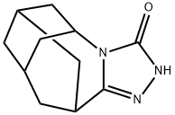 2,5,6,7,8,9,10,11-Octahydro-3H-5,9:7,11-dimethano-[1,2,4]triazolo[4,3-a]azonin-3-one 구조식 이미지