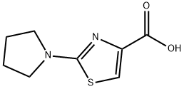 나트륨2-피롤리딘-1-일-1,3-티아졸-4-카르복실레이트 구조식 이미지