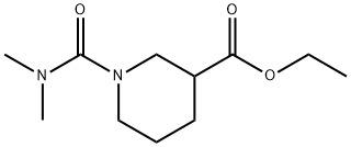 Ethyl 1-[(dimethylamino)carbonyl]-piperidine-3-carboxylate 구조식 이미지