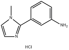 [3-(1-Methyl-1H-imidazol-2-yl)-phenyl]amine dihydrochloride Structure