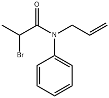 N-Allyl-2-bromo-N-phenylpropanamide Structure