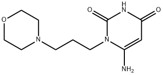 6-Amino-1-(3-morpholin-4-ylpropyl)-pyrimidine-2,4(1H,3H)-dione Structure