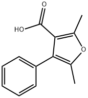 2,5-Dimethyl-4-phenyl-3-furoic acid 구조식 이미지