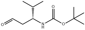 tert-Butyl (1R)-2-methyl-1-(2-oxoethyl)propylcarbamate Structure