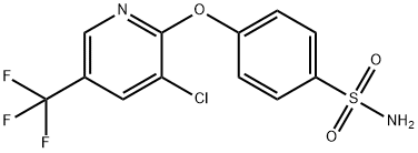 4-{[3-Chloro-5-(trifluoromethyl)pyridin-2-yl]oxy}benzenesulfonamide Structure