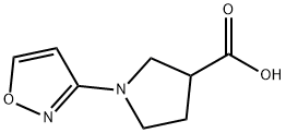 1-ISOXAZOL-3-YLPYRROLIDINE-3-CARBOXYLICACID 구조식 이미지