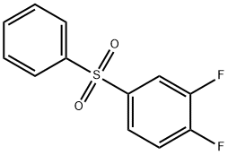 1,2-Difluoro-4-(phenylsulphonyl)benzene Structure