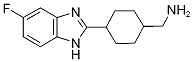 4-(5-FLUORO-1H-BENZIMIDAZOL-2-YL)CYCLOHEXYL]METHYLAMINE 구조식 이미지