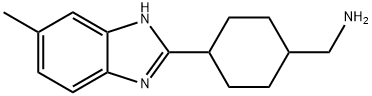 4-(5-METHYL-1H-BENZIMIDAZOL-2-YL)CYCLOHEXYL]METHYLAMINE Structure