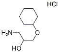 1-AMINO-3-CYCLOHEXYLOXY-PROPAN-2-OL HYDROCHLORIDE Structure