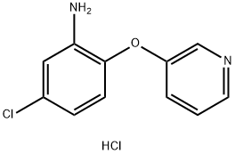 5-CHLORO-2-(PYRIDIN-3-YLOXY)-PHENYLAMINEDIHYDROCHLORIDE Structure