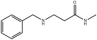 3-(BENZYLAMINO)-N-METHYLPROPANAMIDE 구조식 이미지