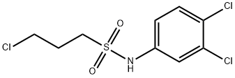 3-chloro-N-(3,4-dichlorophenyl)-1-propanesulfonamide 구조식 이미지