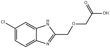 [(5-Chloro-1H-benzimidazol-2-yl)methoxy]-acetic acid Structure