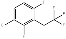 1-Chloro-2,4-difluoro-3-(2,2,2-trifluoroethyl)-benzene 구조식 이미지