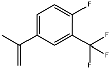 1-Fluoro-4-isopropenyl-2-(trifluoromethyl)benzene 구조식 이미지