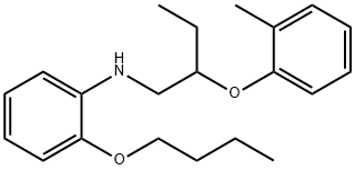 2-Butoxy-N-[2-(2-methylphenoxy)butyl]aniline 구조식 이미지