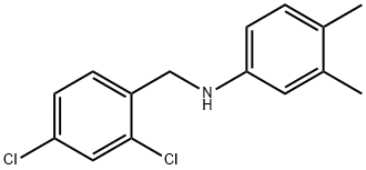 N-(2,4-Dichlorobenzyl)-3,4-dimethylaniline 구조식 이미지