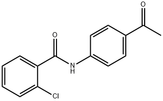 N-(4-Acetylphenyl)-2-chlorobenzamide Structure