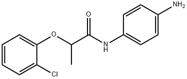 N-(4-Aminophenyl)-2-(2-chlorophenoxy)propanamide 구조식 이미지