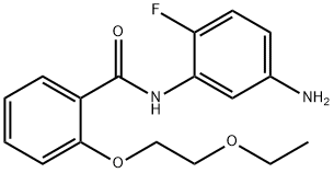 N-(5-Amino-2-fluorophenyl)-2-(2-ethoxyethoxy)-benzamide Structure