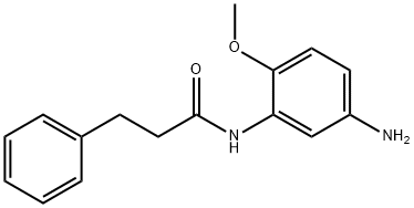 N-(5-Amino-2-methoxyphenyl)-3-phenylpropanamide Structure