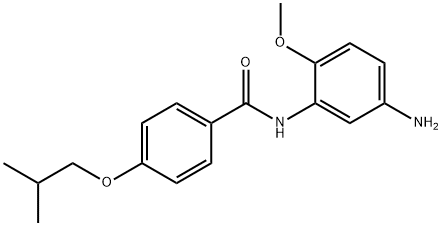 N-(5-Amino-2-methoxyphenyl)-4-isobutoxybenzamide Structure