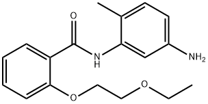 N-(5-Amino-2-methylphenyl)-2-(2-ethoxyethoxy)-benzamide 구조식 이미지