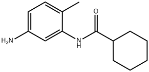 N-(5-Amino-2-methylphenyl)cyclohexanecarboxamide 구조식 이미지