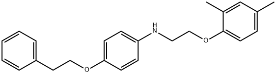 N-[2-(2,4-Dimethylphenoxy)ethyl]-4-(phenethyloxy)-aniline Structure