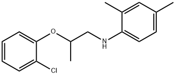 N-[2-(2-Chlorophenoxy)propyl]-2,4-dimethylaniline 구조식 이미지