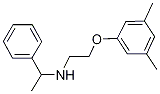 N-[2-(3,5-Dimethylphenoxy)ethyl]-1-phenyl-1-ethanamine 구조식 이미지