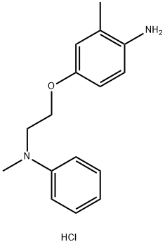 N-[2-(4-Amino-3-methylphenoxy)ethyl]-N-methyl-N-phenylamine dihydrochloride Structure