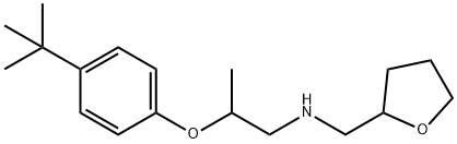 N-{2-[4-(tert-Butyl)phenoxy]propyl}-N-(tetrahydro-2-furanylmethyl)amine Structure