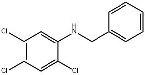 N-Benzyl-2,4,5-trichloroaniline 구조식 이미지