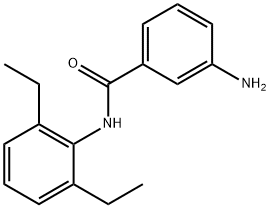 3-amino-N-(2,6-diethylphenyl)benzamide 구조식 이미지
