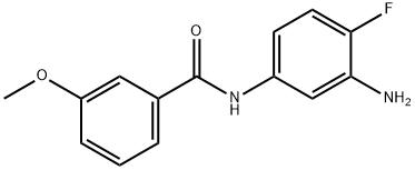 N-(3-amino-4-fluorophenyl)-3-methoxybenzamide Structure