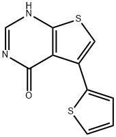 5-thien-2-ylthieno[2,3-d]pyrimidin-4(3H)-one Structure