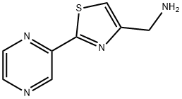 (2-pyrazin-2-yl-1,3-thiazol-4-yl)methylamine 구조식 이미지