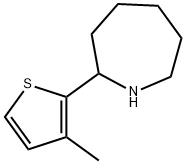 2-(3-methyl-2-thienyl)azepane Structure