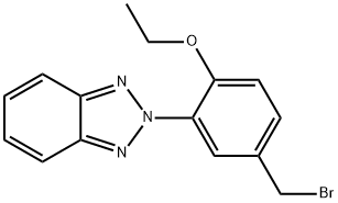 2-[5-(bromomethyl)-2-ethoxyphenyl]-2H-1,2,3-benzotriazole 구조식 이미지